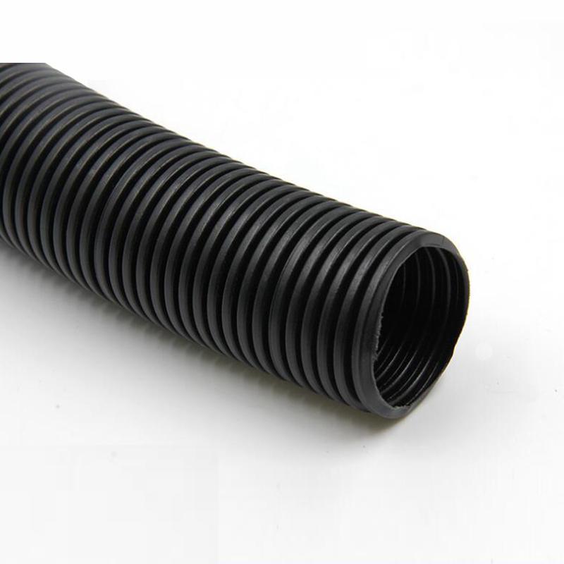 Tubo Corrugato Flessibile Isolato in Polietilene Nero Tubo Flessibile Tubo 7/10/13/15/21/25mm Diametro Canalina per Cavi Tubo Flessibile Plastico Divisibile 10m