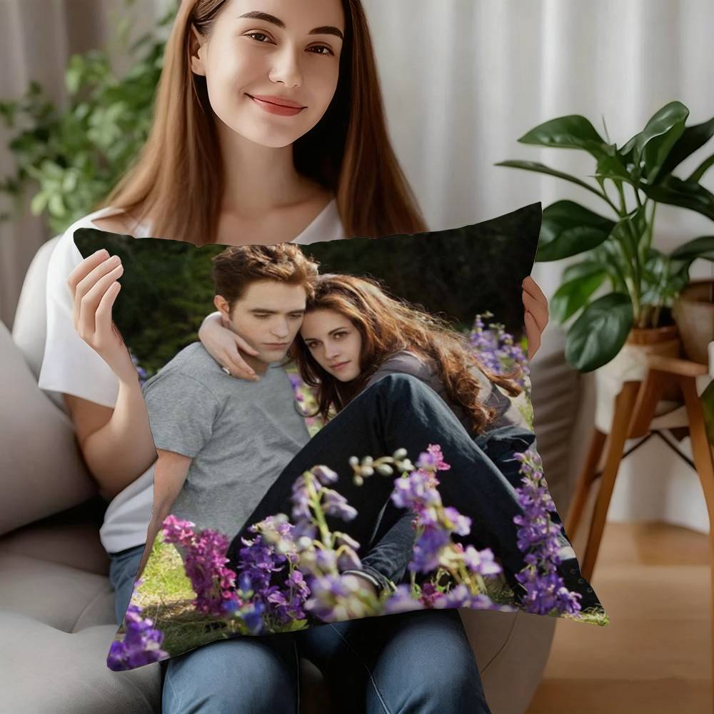 M-Movie T-Twilight Pillow Case Short Plush Sofa Decorative Gift Home Double-sided Printing Cushion