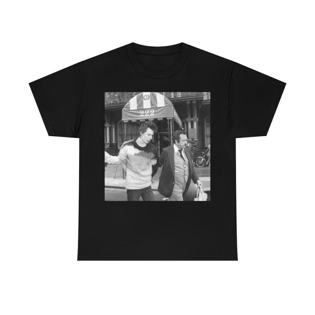 SID VICIOUS Arrested for Murder Short Sleeve Tee