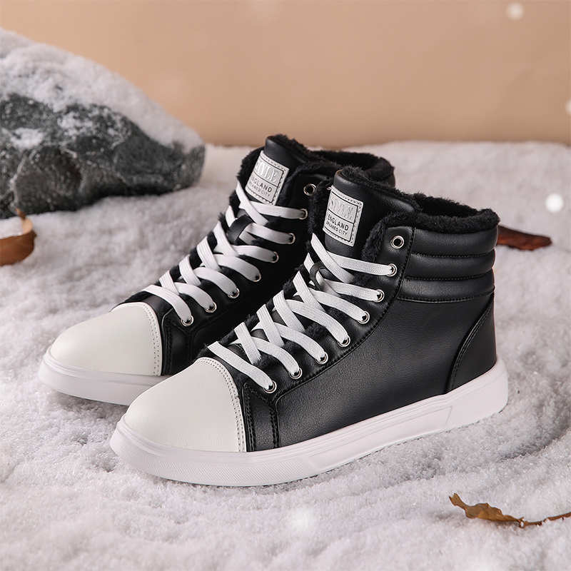 Fashion Flat-heeled Natural Leather Running Trainers High Ladies Sneakers Shoes Brown Boots For Women Sports Idea Luxe Runners