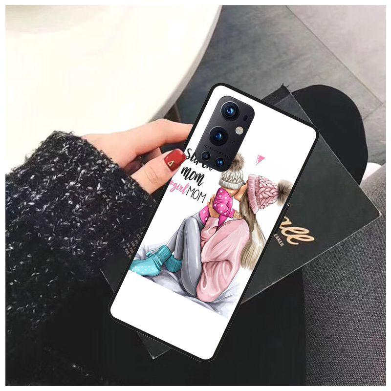 For OnePlus Nord N10 N100 Case CE 5G Funda Baby Mom Girl Soft Cases for One Plus 6 5T 6T 7T 8T 8PRO 9PRO Phone Cover Coque