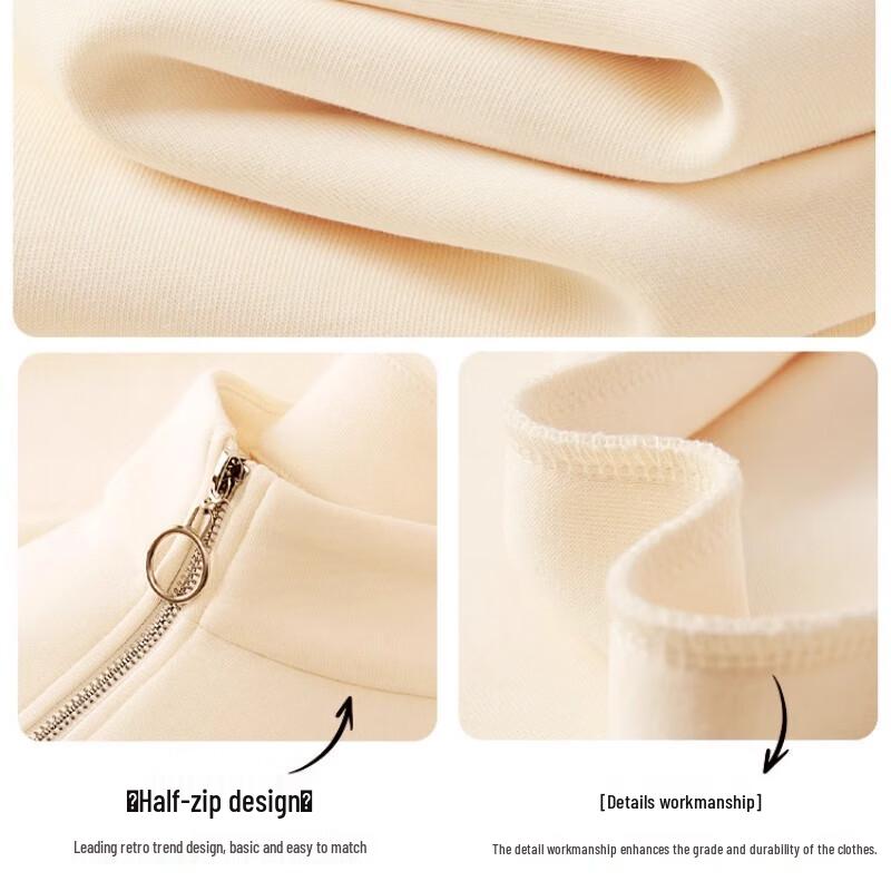 Warrior Women's Autumn Stand Collar Half-Zip Sweatshirt