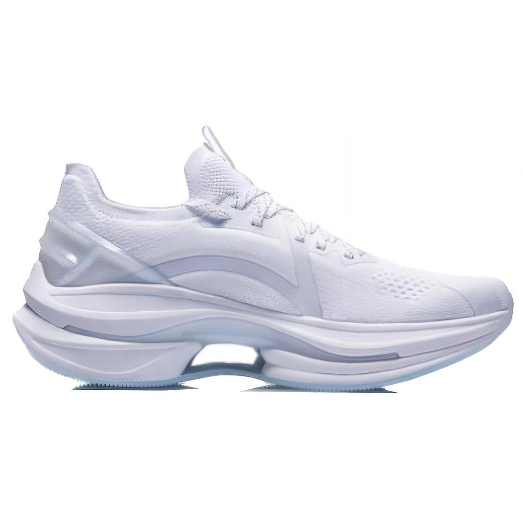 New LiNing WuShi 5S 1.0 Abrasion Resistant Coverage Lightweight Low Top Light Foam Running Shoes Men's Pure White ARHR071-1
