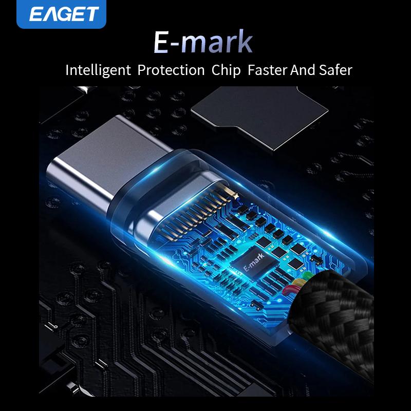 240W UsB C Cabel UsB 4 Data Cable Qc4.0 40Mbps 5A Fast Charging UsB C To UsB C Charget Cable Type C Cable for iPhone,MacBok.