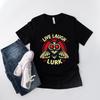 Mothman "Live Laugh Lurk" T-Shirt: Funny Cryptid Tee