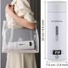 Electric Kettle Portable Travel Kettle Tea Coffee Portable Kettle 400ML with 4 Variable Presets Small Electric Kettle 304 Stain