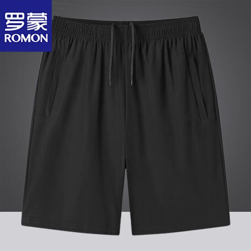 ROMON Men s Ice Silk Quick-Dry Elastic Shorts 6XL