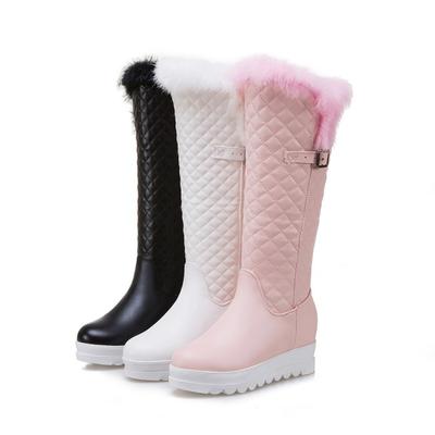 Women's Thick-soled Snow Boots Are Essential for Winter Travel. Warm Plush Medium Boots