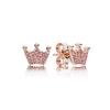 Rose Pink Magic Crown Earrings Women Earrings 287127NPO