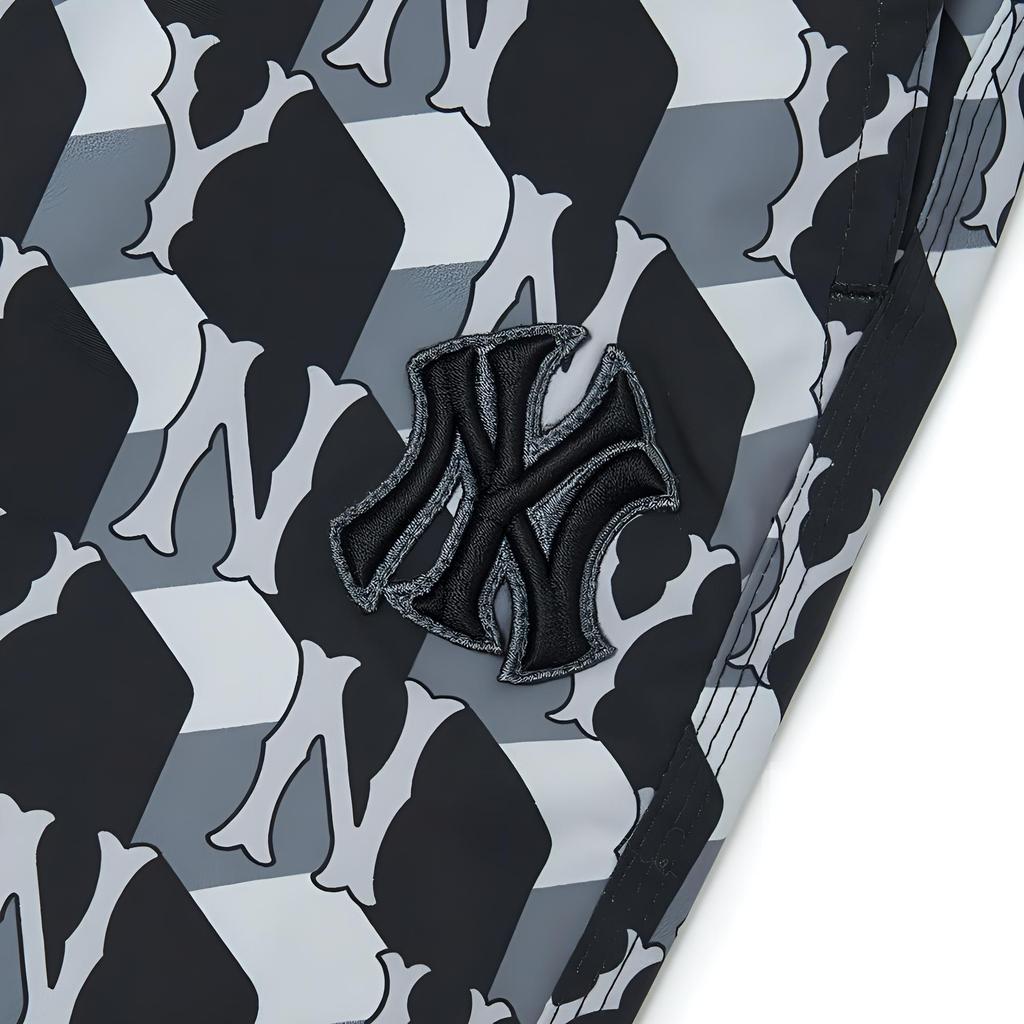 New MLB Cube Monogram New York Yankees Casual Pants Unisex Black 3AWPM0324-50BKS