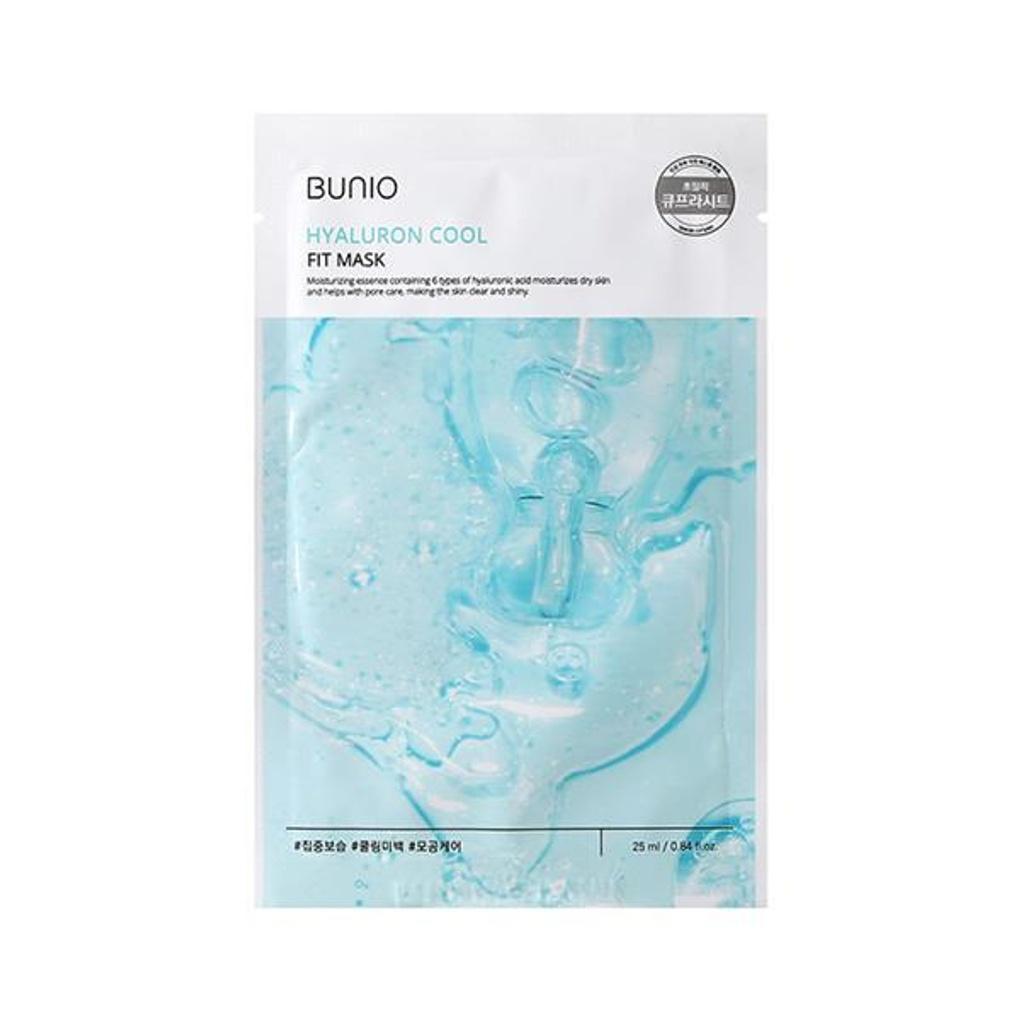 BU:NiO Hyaluronic Cool Fit Mask 25ml x 10 Intensive Moisturizing Pore Care Whitening