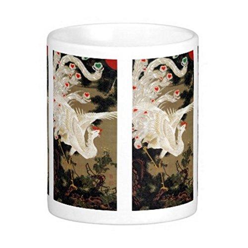 Ito Jakuchu's "Old Pine Tree and White Phoenix" Mug: Photo Mug (Ito Jakuchu Series)