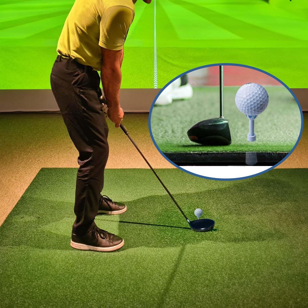 Golf Tomahawk Golf-Tees für Übungsmatten und Fahrhöhe Einfach bis Lang Hohe Tees, Reichweiten, Verstellbar, Schwung, Distanz, Haltbarkeit, Bruchfest,