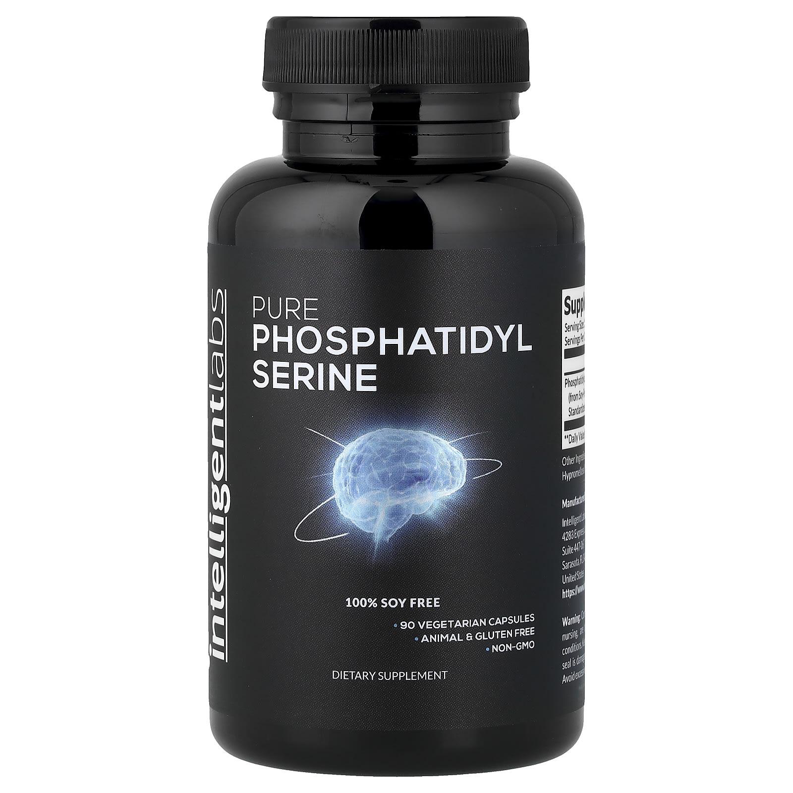 

Intelligent Labs, Pure Phosphatidyl Serine, 90 Veggie Capsules (100mg per capsule)