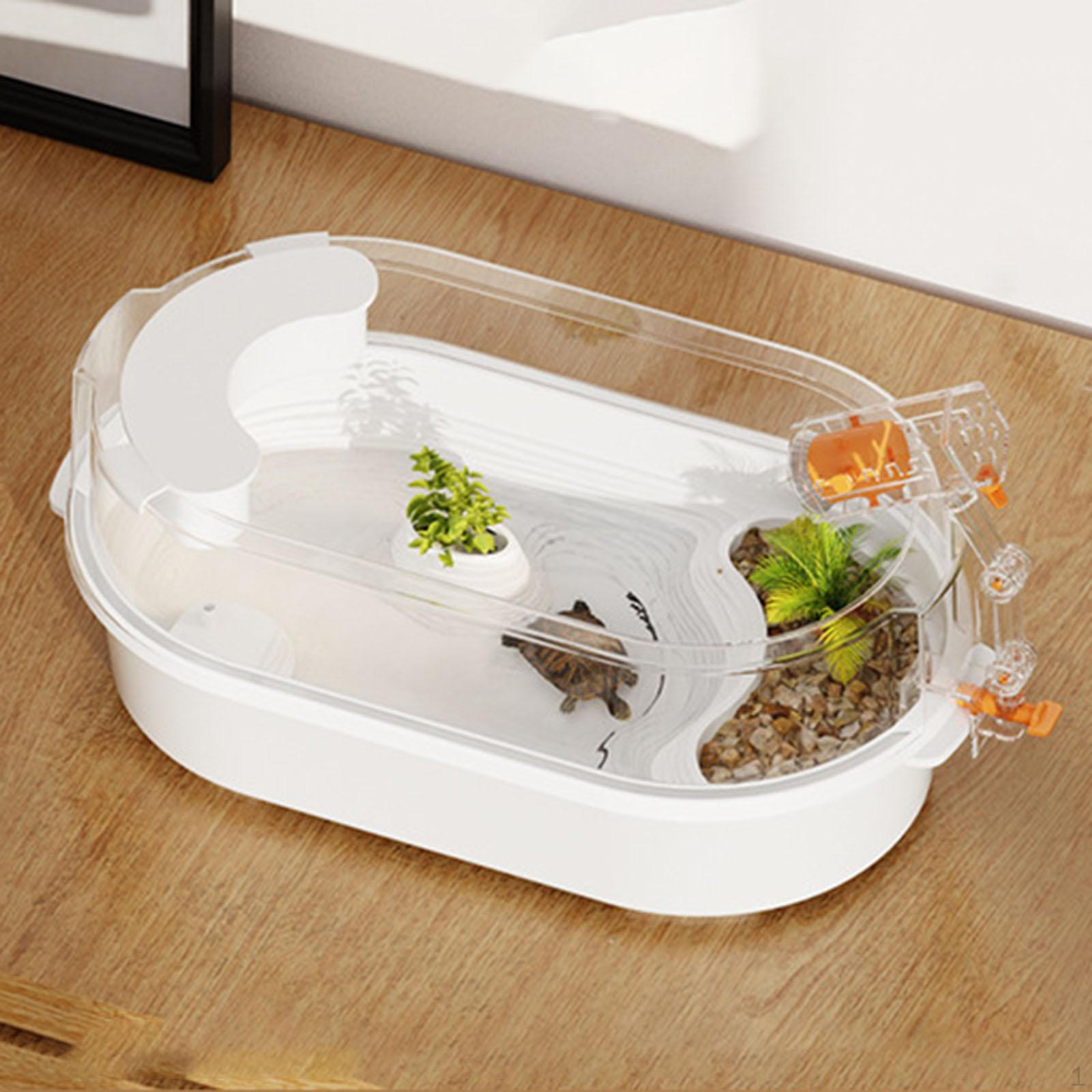 

Среда обитания черепахи, миниатюрный ящик для разведения рептилий-отшельников, контейнер для декора помещений