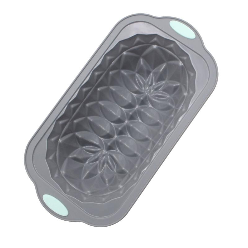 High Temperatures Resistant Baking Pan Set with Steel Rings and Silicone for Toasts Up to 230Celsius Solid Long Time