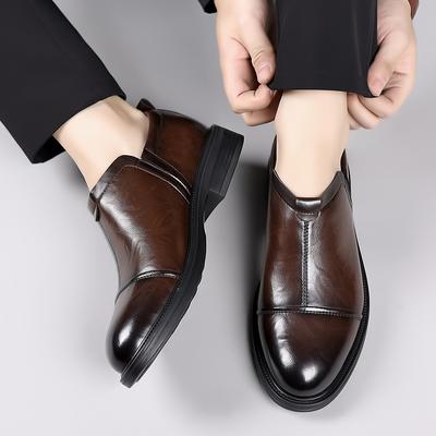 Moda Tendencias de Moda para Hombre Zapatos Mocasines de Cuero Zapatos Formales para Fiesta de Hombres Negocios Negociación Social Zapatos de Oficina Comodidad Zapatos de Punta Redonda
