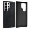 Luxury Microfiber Magnetic Wireless Charging Phone Case For Samsung Galaxy S24 S25 S26 Ultra For Magsafe Metal Camera Lens Cover