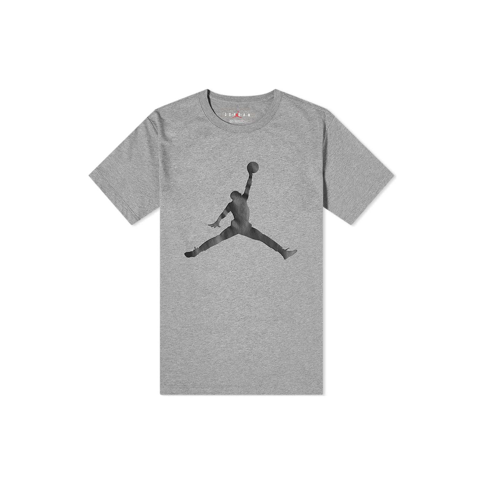 

Jordan Мужская футболка с коротким рукавом с логотипом Jumpman серая уличная одежда CJ0921-091 L