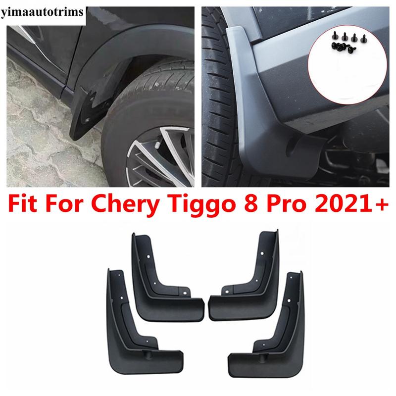 

Car Front Rear Mud Flaps Mudguards Splash Guards Fender Mudflaps Cover Accessories Exterior Kit For Chery Tiggo 8 Pro