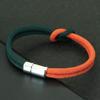 Nuevos 9 Estilos Pulsera de Cuerda Nudo Concentrico Clásico Contrastante Hombres Mujeres Distancia Atraer Cierre Magnético Pulsera de San Valentín Joias