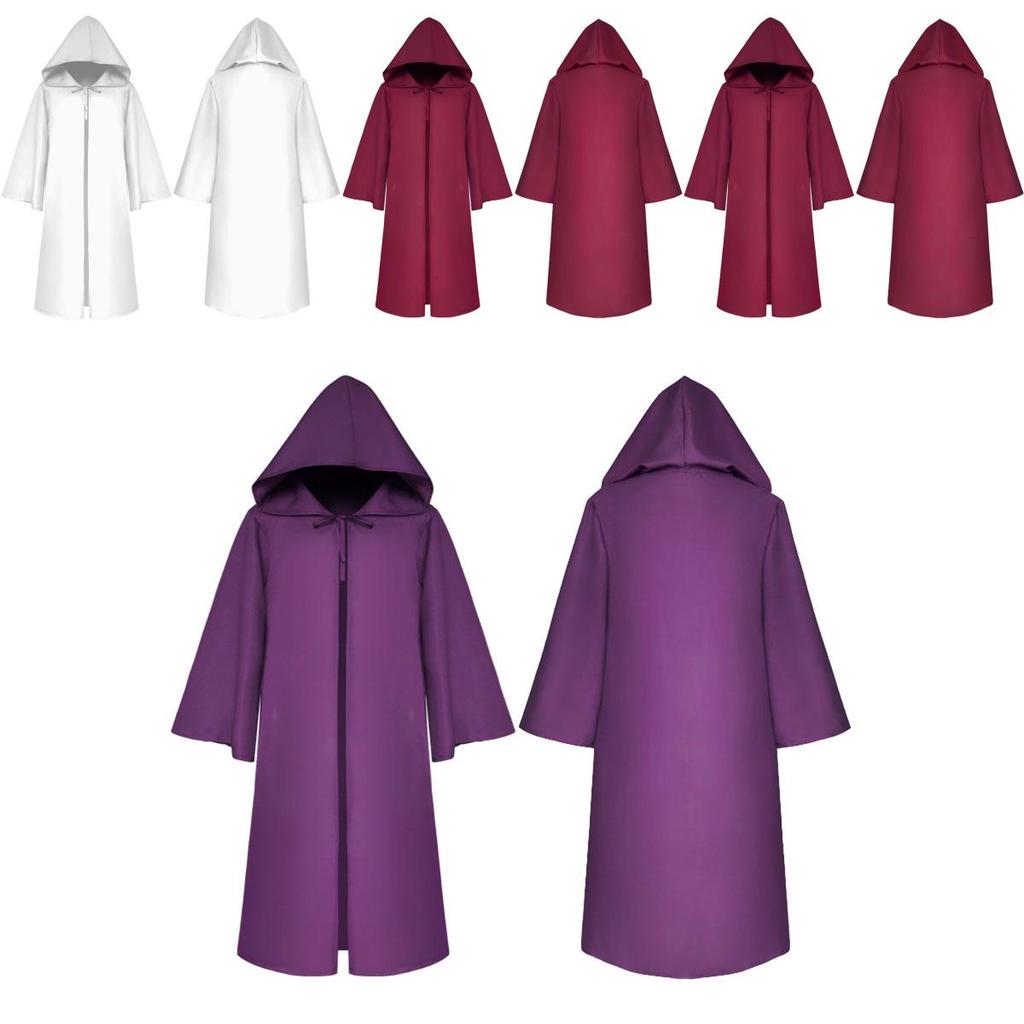 Hochwertiger Star Wars Jedi Krieger Kapuzenumhang Cape Robe für Cosplay-Veranstaltungen