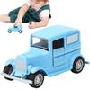 Alloy Car Toy Vintage Simulation Vehicle Model Children Kid Pull Back Vehicle Toy(Blue )