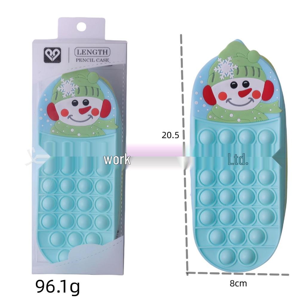 Creative Large Capacity Waterproof Silicone Pencil Case and Stationery Organizer