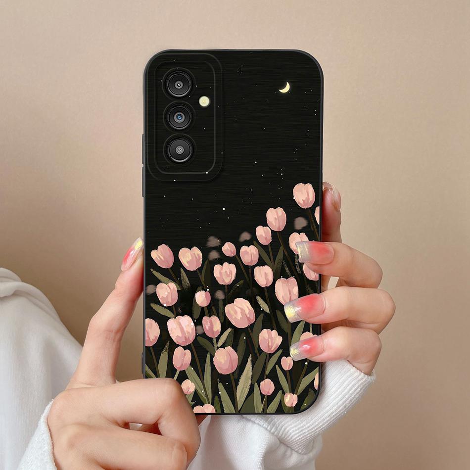 For Samsung A15 A14 Phone Case Hawaii Vacation Style Back Cover Liquid Silicone Camera Protector For Samsung A 15 Carcasa Capa