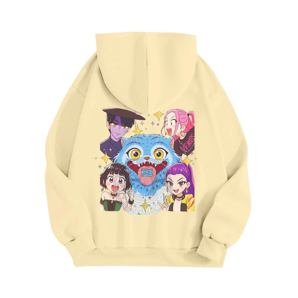 Children's Long-sleeved Loose Pullover Fashionable Hooded Sweatshirt