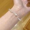 Zircon Lace Bow Bracelet: Elegant High-End Bangle for Women
