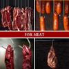 50/10PCS Stainless Steel S Hooks with Sharp Tip Kitchen Meat Hanging Hook Hangers BBQ Bacon Hams Smoker S Shaped Hooks Gadgets