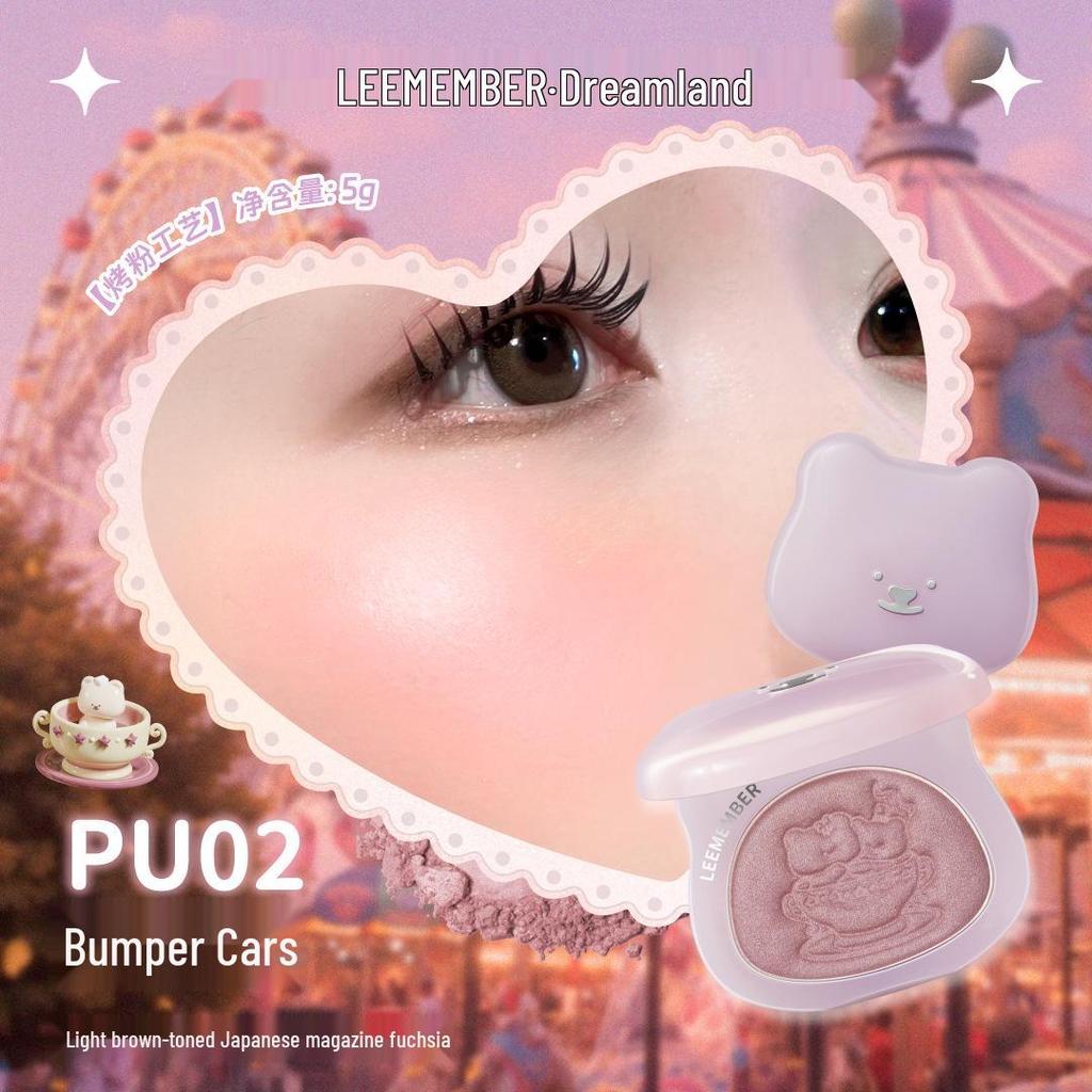 Fruit Punch Litchi Single Eyeshadow & Multi-Use Highlight Powder: Lemon Bear Dreamcore Edition