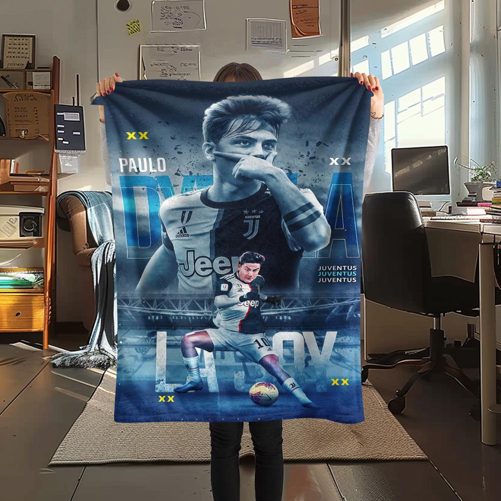 Juventus FC team Print FlAannel Blanket, High quality Comfortable for All Seasons, Home Decor, Warmth and Comfort