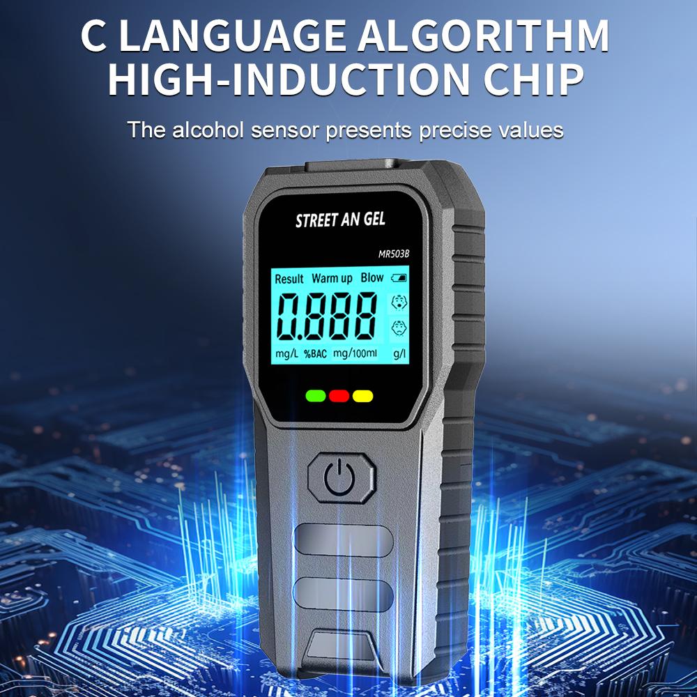 Portable LCD Digital Breath Alcohol Tester Alcohol Breathalyzer Drunk Driving Personal Analyzer