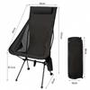 Přenosná skládací židle Moon Chair Outdoor Camping Hliníková slitina Rybářská židle Plážová taška na piknikový pohár Ultralehká skládací cestovní židle