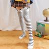 Japanese Mori Girl Animal Modeling Knee Socks Striped Cute Compression Autumn Winter Warm Sock Kawaii Cozy Long Thigh High Socks