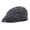Ripped beret men's cotton cloth do old fashion letter embroidery cap new forward hat