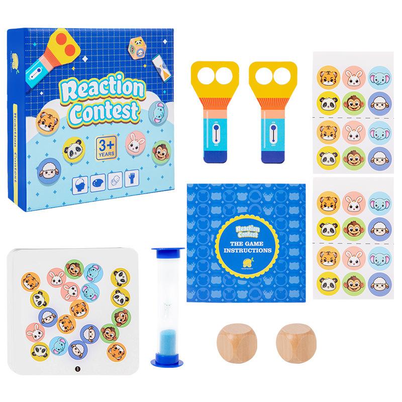 Reaction Competition Double Early Education Puzzle Competitive Table Games Parent-Child Interactive Toys Stall