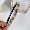 Retro classic Baroque style rhinestone hair band, versatile wool hair band headwear for women
