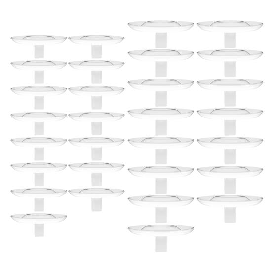 Yousheng 6/12/15/24/25/30/35/50/60Pcs Floating Floral Arrangement Holder Clear Floating Flower Display Stand Hydroponics Water Planting Flower Bowl
