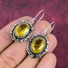 Citrine Earrings, 925 Solid Sterling Silver Gemstone Jewelry, Handmade Earrings, For Thanksgiving