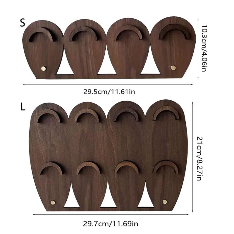 Wood Bracelet Stand Jewelry Storage Box Jewelry Stand Jewelry Display Holder Necklace Display Stand Wood Texture