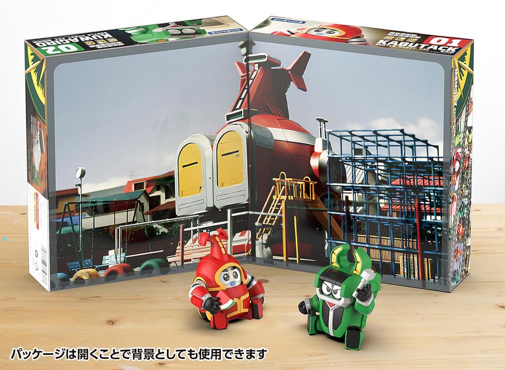 Wave Tachibana Neko Kogyo QOSMOS Series Bee Robo Kabutack Kabutack Kwaziro Approximately 10cm Plastic Model & Set, Non-Scale, Tall, Pre-Colored Kit,