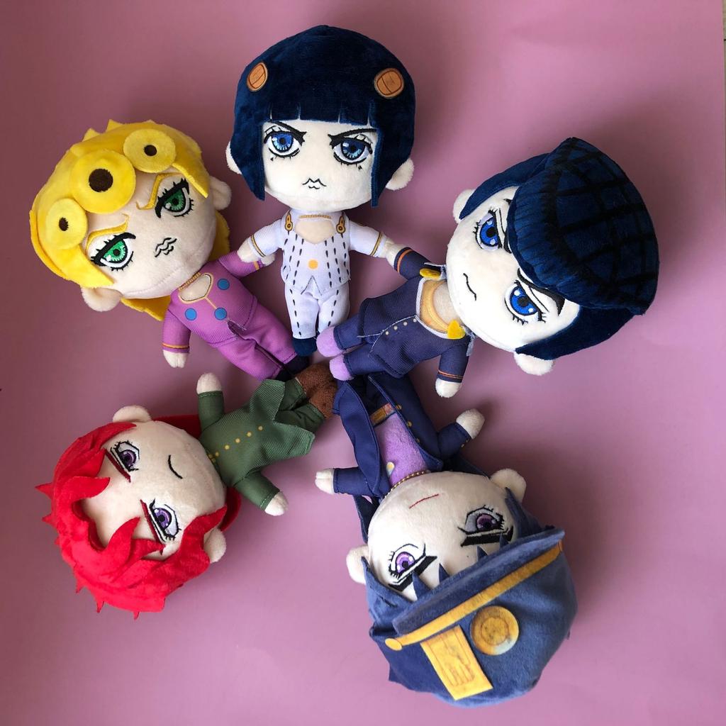 JoJo's Bizarre Adventure Plush Toy Bucciarati Josuke Giovanna Noriaki Jotaro Stuffed Dolls Anime Plushies Figure Pillow Gifts