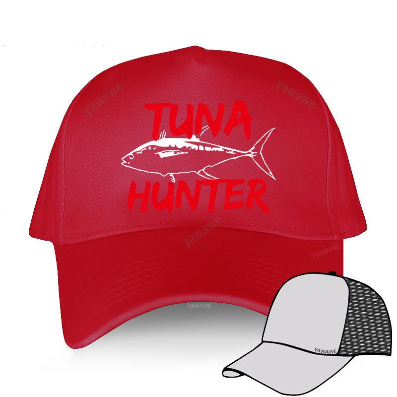 Schwarze, lässige, bedruckte Fischkappen für Jungen, Tuna Hunter, Sporter, Fisher, Unisex-Snapback-Hüte mit Modedruck
