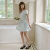 Ceme Adu Cest_Satin Ribbon Mini Skirt