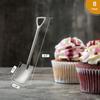 8 Pack 6” Small Shovels Desserts Spoons for Coffee, Espresso, Tea, Party, Kitchen, Gelato, Demitasse, Decorations, Fruit (Stainless Steel, Silver)