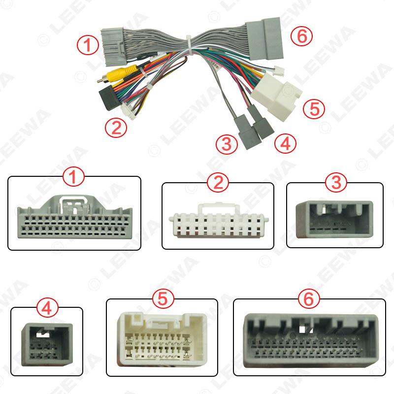 Android Navigation Power Cord with Canbus for 18-20 Mitsubishi Pajero 2WD
