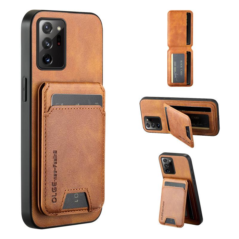 Suitable for Samsung Note20 Ultra5G Mobile Phone Case 10 Cow Pattern Leather Magnetic Card Case New High End Feel